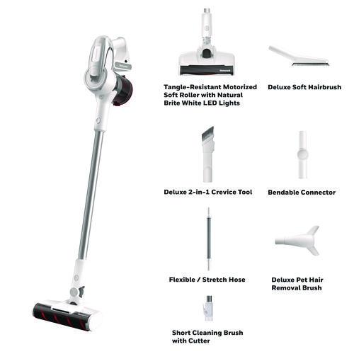 Honeywell - Aeromax Elite VC10 Cordless Vacuum, 8.7" Cleaning Path, White