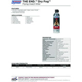 Dymon - THE END. Dry Fog Flying Insect Killer, 14 oz Aerosol Spray, 12/Carton
