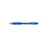 Zebra - Sarasa Dry Gel X20 Gel Pen, Retractable, Medium 0.7 mm, Blue Ink, Clear/Blue Barrel, 12/Pack
