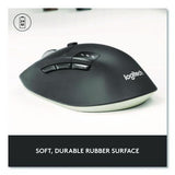 Logitech - M720 Triathlon Wireless Mouse, 2.4 GHz Frequency, 33 ft Wireless Range, Right Hand Use, Black