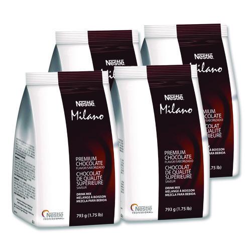 Nestle - Milano Premium Chocolate Hot Cocoa Mix, 28 oz Packet, 4/Carton