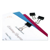 Acco - Binder Clips, Small, Black Silver, Dozen