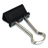 Acco - Binder Clips, Small, Black Silver, Dozen