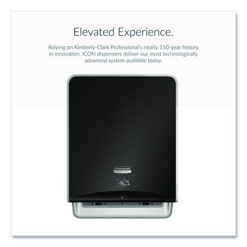 Kimberly-Clark - ICON Automatic Roll Towel Dispenser, 20.12 x 16.37 x 13.5, Black Mosaic