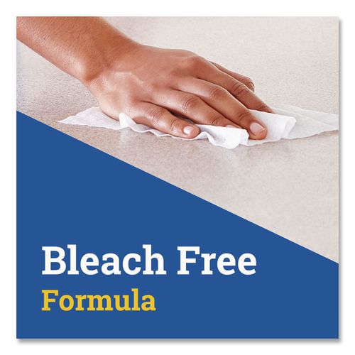 Clorox - Disinfecting Wipes, 1-Ply, 7 x 8, Lemon Fresh, White, 75/Canister, 6/Carton