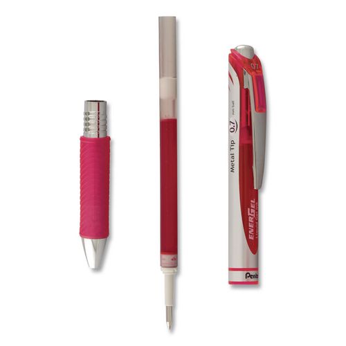 Pantel - EnerGel RTX Gel Pen, Retractable, Medium 0.7 mm, Assorted Ink and Barrel Colors, 6/Pack