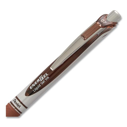 Pantel - EnerGel RTX Gel Pen, Retractable, Medium 0.7 mm, Assorted Ink and Barrel Colors, 6/Pack