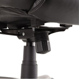 Alera - Alera Veon Series Executive High-Back Bonded Leather Chair, Supports Up to 275 lb, Black Seat/Back, Graphite Base