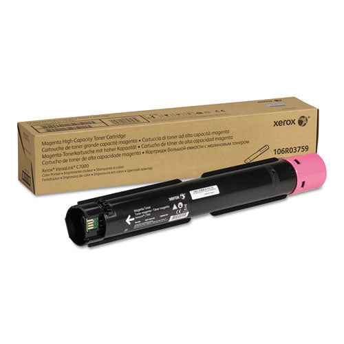 Xerox - 106R03759 High-Yield Toner, 10,100 Page-Yield, Magenta