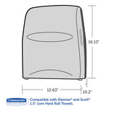 Kimberly-Clark - Sanitouch Hard Roll Towel Dispenser, 12.63 x 10.2 x 16.13, Smoke