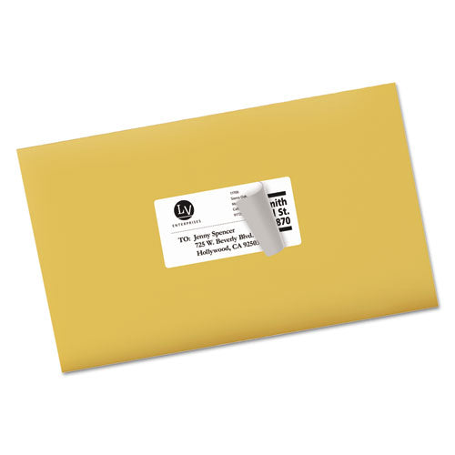 Avery - Shipping Labels w/ TrueBlock Technology, Laser Printers, 2 x 4, White, 10/Sheet, 100 Sheets/Box