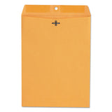 Universal - Kraft Clasp Envelope, #90, Square Flap, Clasp/Gummed Closure, 9 x 12, Brown Kraft, 100/Box