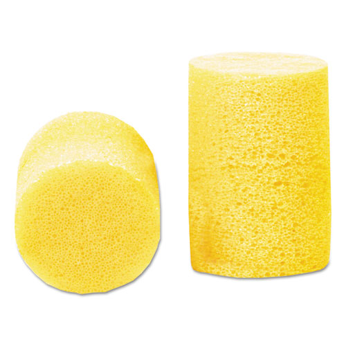 3M - E-A-R Classic Earplugs, Pillow Paks, Cordless, PVC Foam, Yellow, 200 Pairs/Box