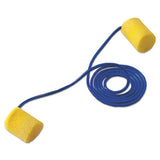 3M - E-A-R Classic Earplugs, Corded, PVC Foam, Yellow, 200 Pairs/Box