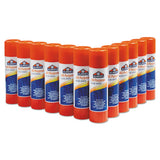 Elmer's - Disappearing Glue Stick, 0.77 oz, Applies White, Dries Clear, 12/Pack