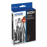 EPSON - T822XL120-S (T822XL) DURABrite Ultra High-Yield Ink, 1,100 Page-Yield, Black