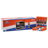 Elmer's - Disappearing Purple All Purpose Glue Sticks, 0.24 oz, Dries Clear, 60/Box