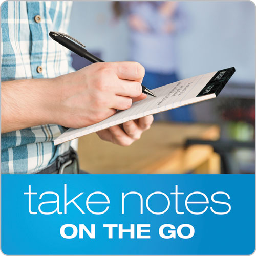TOPS - The Legal Pad" Ruled Perforated Pads, Narrow Rule, (50) Canary-Yellow 5 x 8 Sheets, Dozen