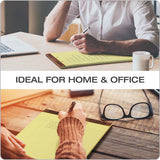 TOPS - The Legal Pad" Ruled Perforated Pads, Wide/Legal Rule, (50) Canary Yellow 8.5 x 11.75 Sheets, Dozen