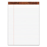 TOPS - The Legal Pad" Ruled Perforated Pads, Wide/Legal Rule, (50) White 8.5 x 11.75 Sheets, Dozen