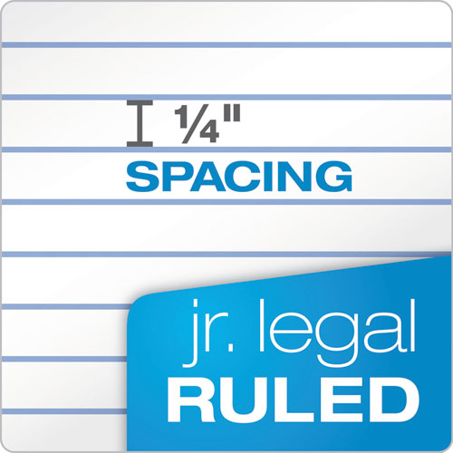 TOPS - The Legal Pad" Ruled Perforated Pads, Narrow Rule, 50 White 5 x 8 Sheets, Dozen