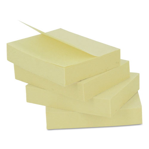 Universal - Self-Stick Note Pads, 3" x 3", Yellow, 100 Sheets/Pad, 12 Pads/Pack