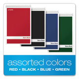 TOPS - Steno Pad, Gregg Rule, Assorted Cover Colors, 80 White 6 x 9 Sheets, 4/Pack