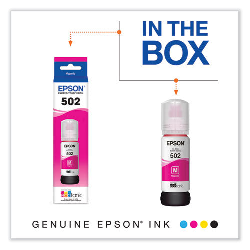 EPSON - T502320-S (502) Ink, 6,000 Page-Yield, Magenta