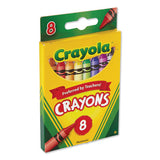 Crayola - Classic Color Crayons, Peggable Retail Pack, Peggable Retail Pack, 8 Colors/Pack