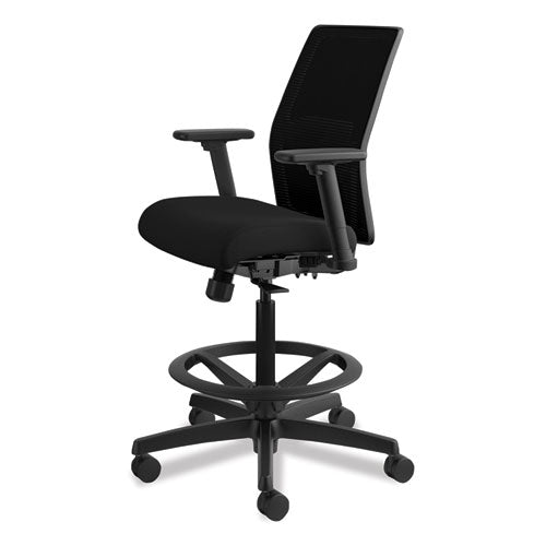 Hon - Ignition 2.0 Ilira-Stretch Mesh Back Task Stool, Supports Up to 300 lb, 23" to 32" Seat Height, Black