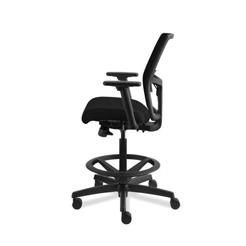 Hon - Ignition 2.0 Ilira-Stretch Mesh Back Task Stool, Supports Up to 300 lb, 23" to 32" Seat Height, Black