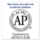 Avery - MARKS A LOT Large Desk-Style Permanent Marker, Broad Chisel Tip, Blue, Dozen (8886)