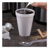 Dart - Foam Drink Cups, 12 oz, White, 25/Bag, 40 Bags/Carton