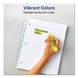 Avery - HI-LITER Desk-Style Highlighters, Fluorescent Pink Ink, Chisel Tip, Pink/Black Barrel, Dozen