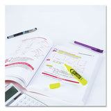 Avery - HI-LITER Desk-Style Highlighters, Fluorescent Yellow Ink, Chisel Tip, Yellow/Black Barrel, Dozen