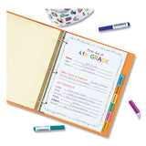 Avery - Insertable Big Tab Dividers, 8-Tab, Double-Sided Gold Edge Reinforcing, 11 x 8.5, Buff, Assorted Tabs, 1 Set