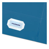 Avery - Two-Pocket Folder, 40-Sheet Capacity, 11 x 8.5, Light Blue, 25/Box