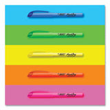BiC - Brite Liner Highlighter, Fluorescent Yellow Ink, Chisel Tip, Yellow/Black Barrel, Dozen