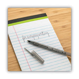 BiC - Round Stic Xtra Life Ballpoint Pen, Stick, Medium 1 mm, Black Ink, Translucent Black Barrel, Dozen