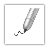 BiC - Intensity Retractable Permanent Marker, Fine Bullet Tip, Black, Dozen