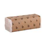 boardwalk - C-Fold Paper Towels, 1-Ply, 11.44 x 10, Bleached White, 198 Sheets/Pack, 12 Packs/Carton