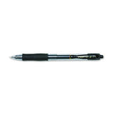 Pilot - G2 Premium Gel Pen, Retractable, Fine 0.7 mm, Black Ink, Smoke/Black Barrel, 2/Pack