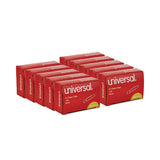Universal - Paper Clips, #1, Smooth, Silver, 100 Clips/Box, 10 Boxes/Pack