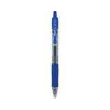 Pilot - G2 Premium Gel Pen, Retractable, Bold 1 mm, Blue Ink, Smoke/Blue Barrel, Dozen