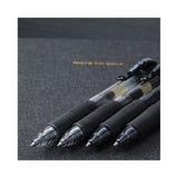 Pilot - G2 Premium Gel Pen, Retractable, Bold 1 mm, Black Ink, Smoke/Black Barrel, Dozen