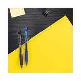 Pilot - G2 Premium Gel Pen, Retractable, Fine 0.7 mm, Blue Ink, Smoke/Blue Barrel, 12/Pack