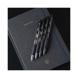 Pilot - G2 Premium Gel Pen, Retractable, Fine 0.7 mm, Black Ink, Smoke/Black Barrel, Dozen