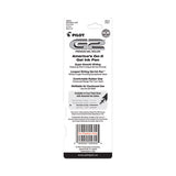 Pilot - G2 Premium Gel Pen, Retractable, Fine 0.7 mm, Black Ink, Smoke/Black Barrel, 2/Pack