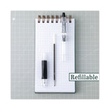 Pilot - EasyTouch Ballpoint Pen, Retractable, Medium 1 mm, Black Ink, Clear Barrel, Dozen