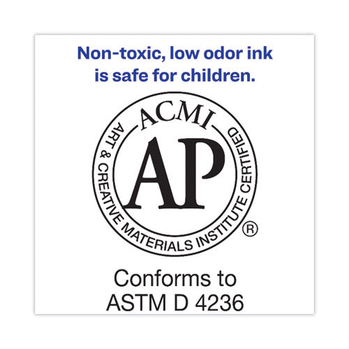 Avery - MARKS A LOT Large Desk-Style Permanent Marker, Broad Chisel Tip, Black, Dozen (8888)